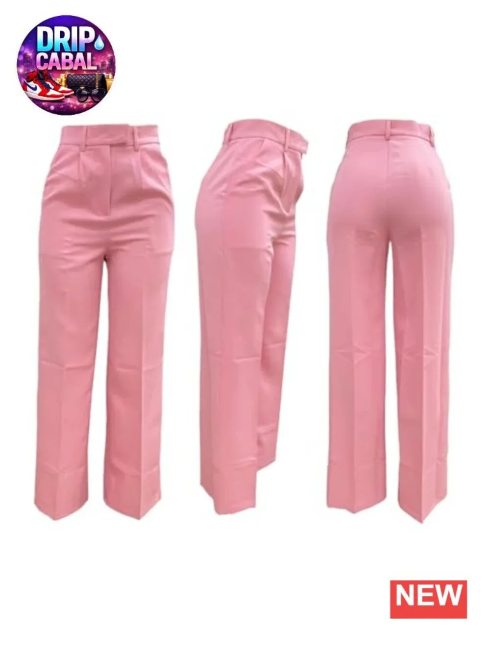Women's High Waisted Wide Leg Dress Pants Straight Leg Slacks Trousers,